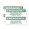 Signmission Safety Culture Sign, 7 in Width, Vinyl Decal, Rectangle, Bilingual OS-2PACK-EM-D-57-L-10337 - alternate 1